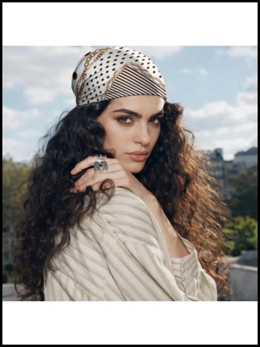 Satin Head Scarf for Women, 35